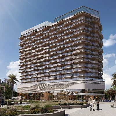 Башня Treppan Vision в Dubai Land Residence Complex